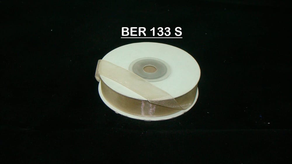 Listón Organza Lisa 5/8 (1.5cm ancho) (No. 3) (22.8mts largo) S