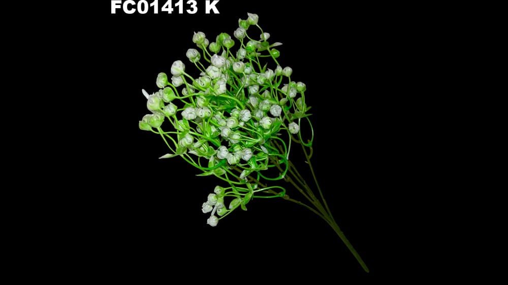 Mix de follaje de plástico con flor *5 K