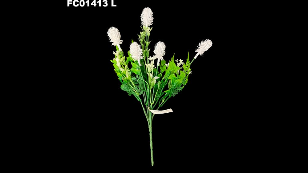 Mix de follaje de plástico con flor *5 L