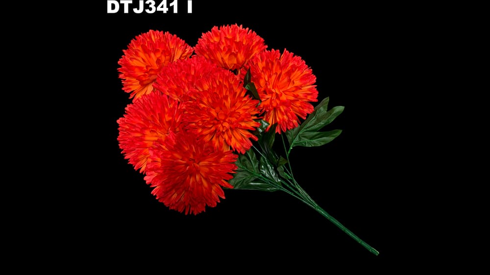 Ramo cristantemo de 18 cm jumbo *7. Mide 70 cm I