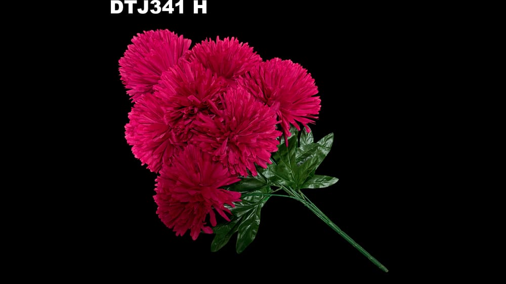 Ramo cristantemo de 18 cm jumbo *7. Mide 70 cm H