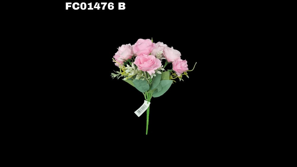 Ramito de rosa vintage con 10 flores B