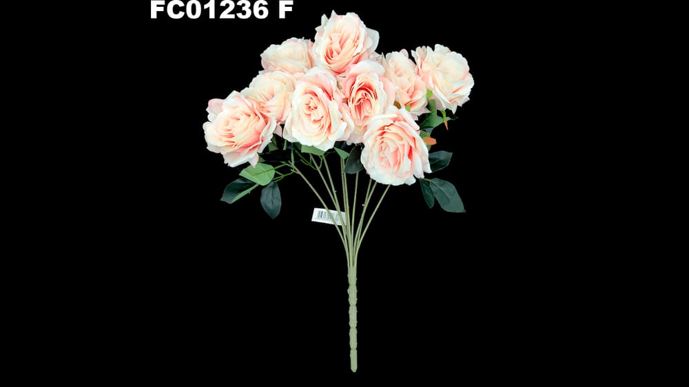 Ramo Grande rosa abierta * 9. Mide 48 cm F