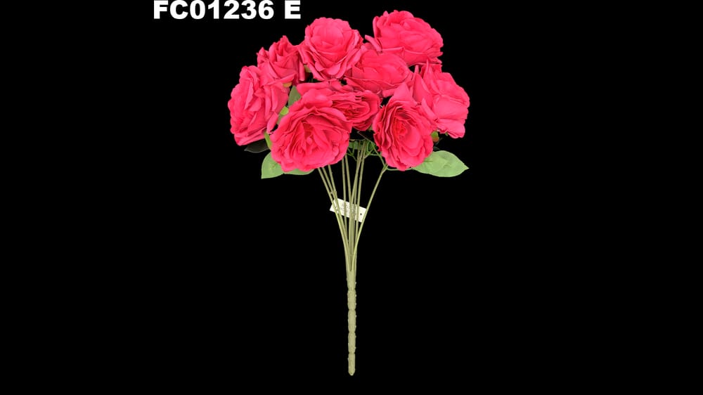 Ramo Grande rosa abierta * 9. Mide 48 cm E