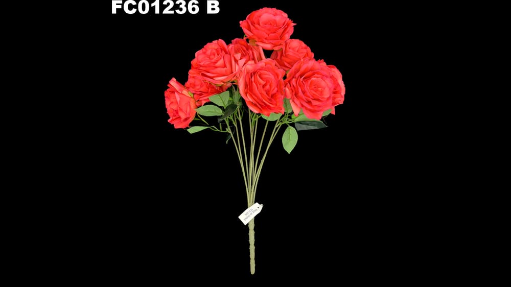 Ramo Grande rosa abierta * 9. Mide 48 cm B