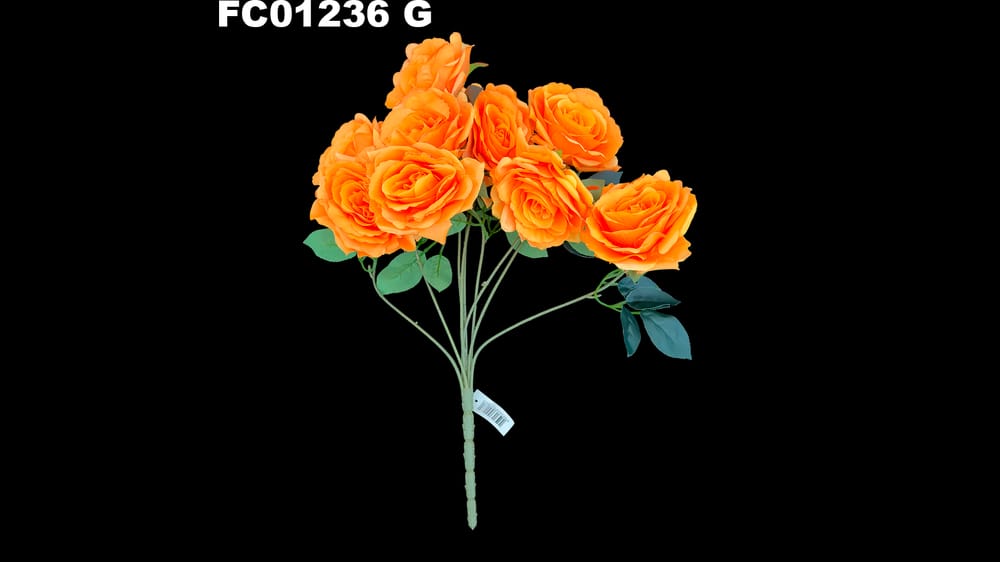 Ramo Grande rosa abierta * 9. Mide 48 cm G