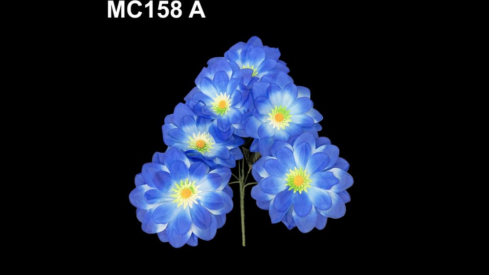 Ramito de dhalia deysi * 6. flor mide 15 cm  A