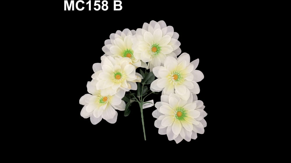Ramito de dhalia deysi * 6. flor mide 15 cm  B