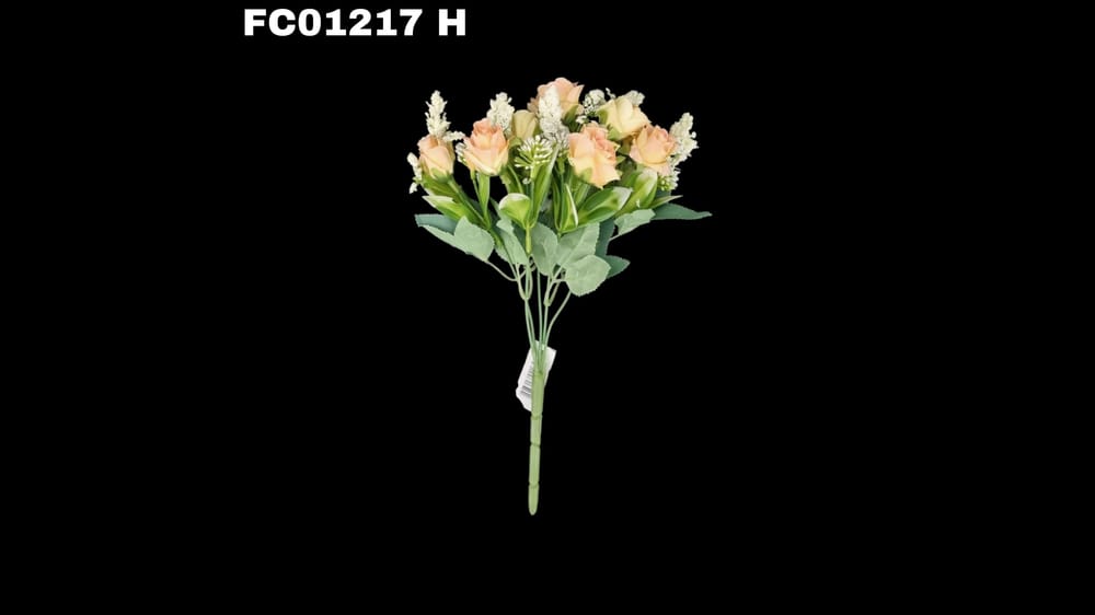 Ramito boton vintage *5 con 10 flores  H