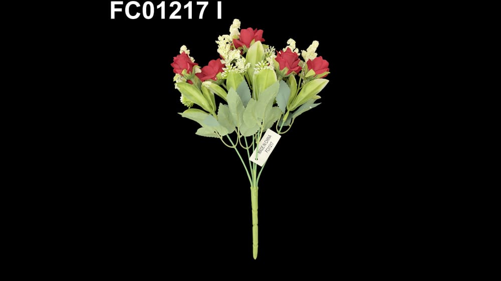 Ramito boton vintage *5 con 10 flores  I