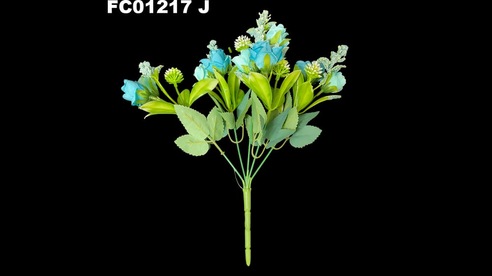 Ramito boton vintage *5 con 10 flores  J