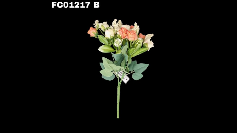 Ramito boton vintage *5 con 10 flores  B