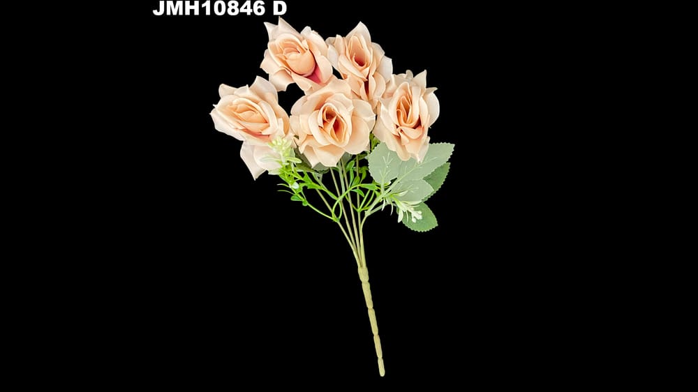 Ramito vintage de rosas *5. La rosa mide 6 cm D