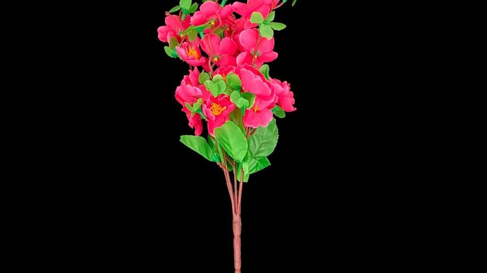 Ramito flor durazno *5 Mide 33 cm D