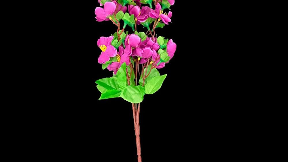 Ramito flor durazno *5 Mide 33 cm E