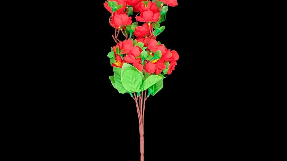 Ramito flor durazno *5 Mide 33 cm F