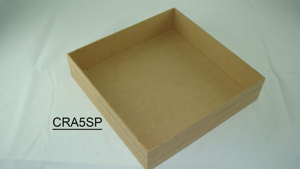 caja rayada madera no.5 sin pintar 30 cm hecha de mdf 7 cm de altura 