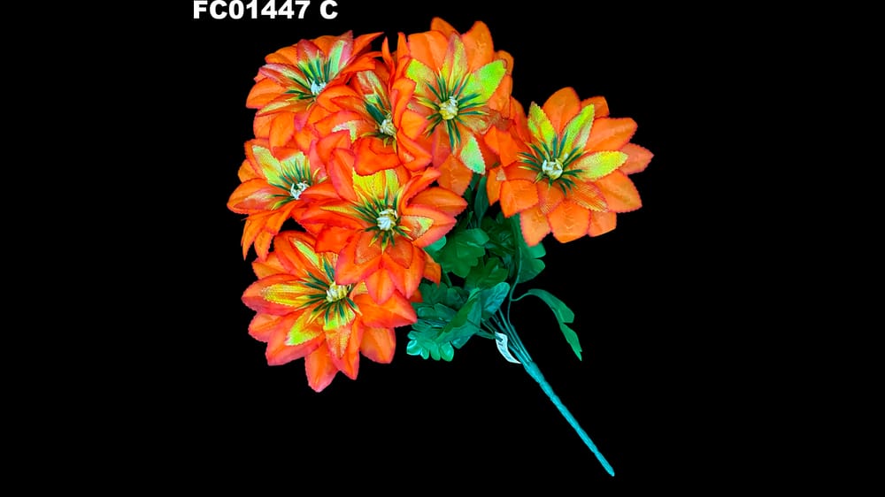 Ramo gde dhalia jumbo con tornasol *7. Mide 55 cm C