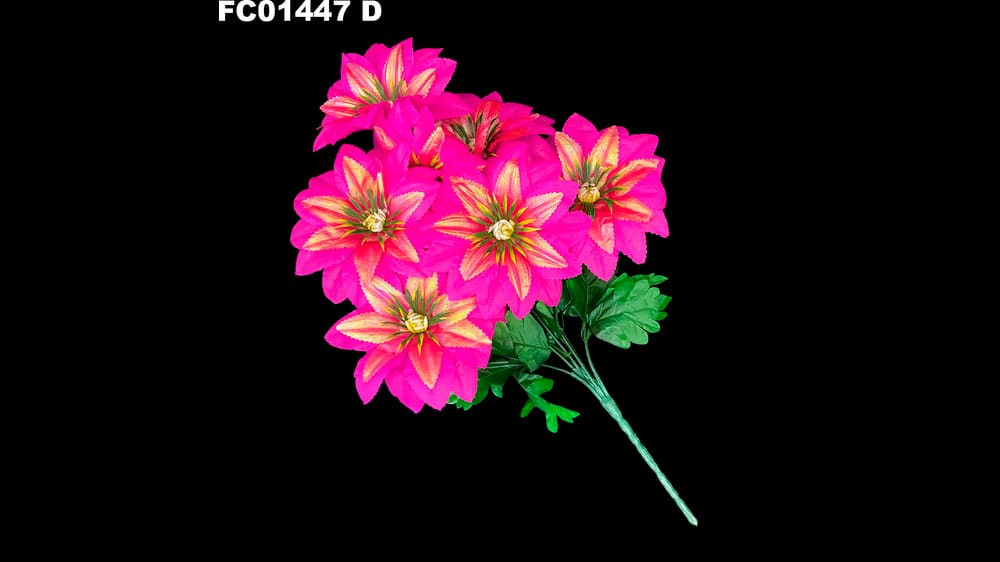 Ramo gde dhalia jumbo con tornasol *7. Mide 55 cm D