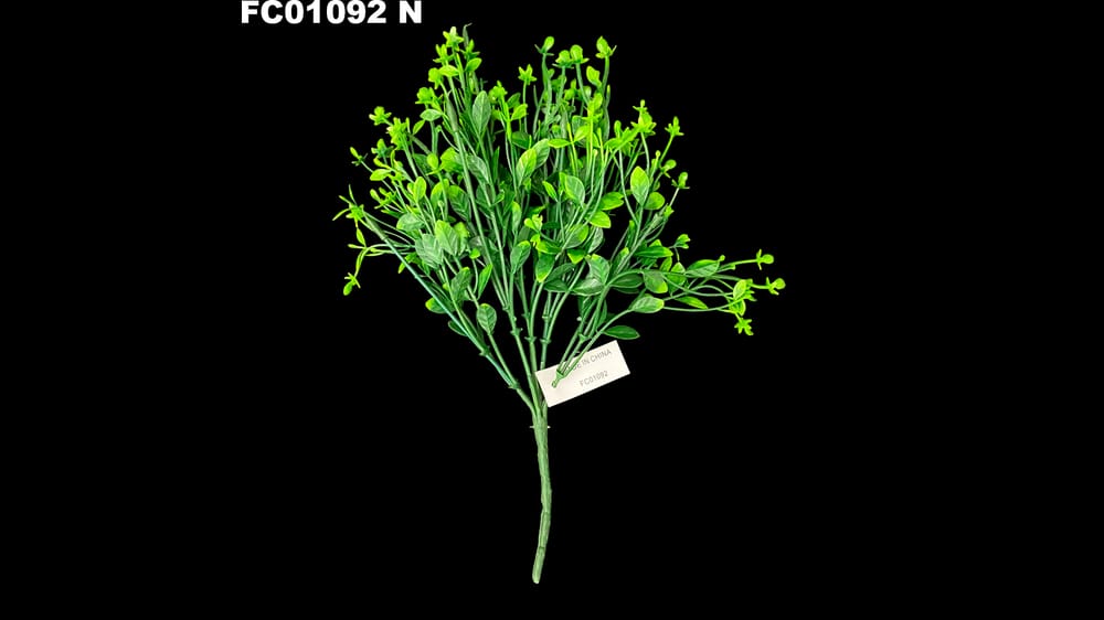 follaje de plástico *5 varios modelos 30 cm aprox N