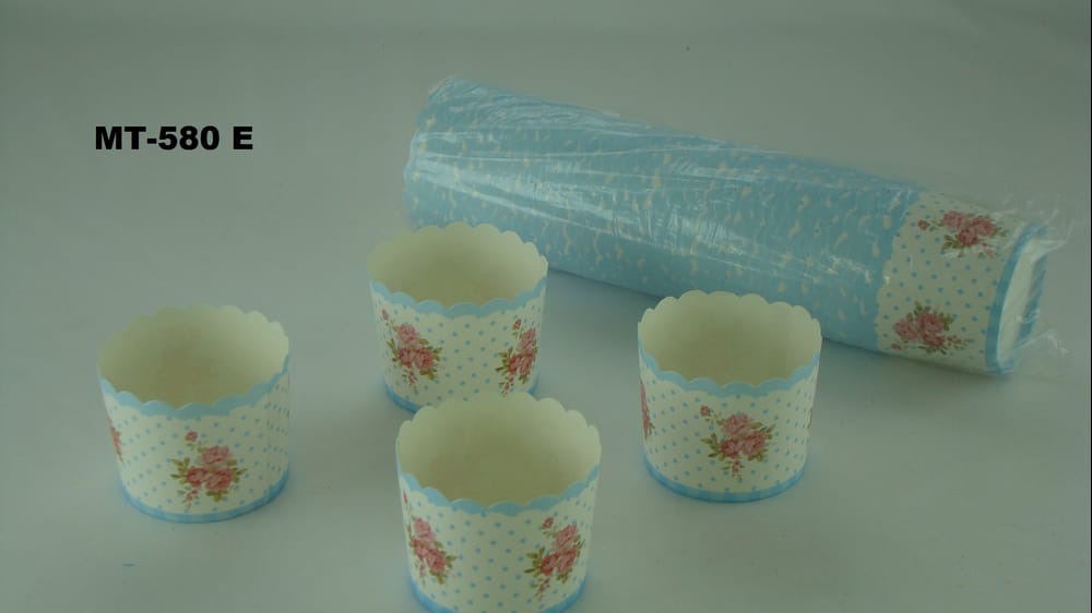 Vaso para cupcake 5 cm con 50 piezas E