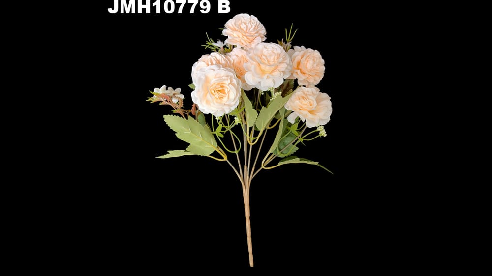 Ramito rosas con bolitas vintage. Mide 30 cm B