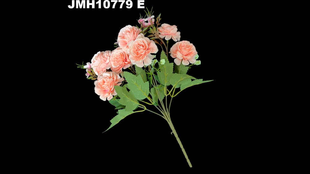 Ramito rosas con bolitas vintage. Mide 30 cm E