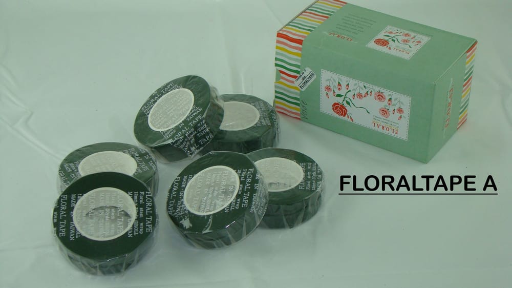 floraltape "FLORAL de caja". con 12 rollos CAJA CON 12