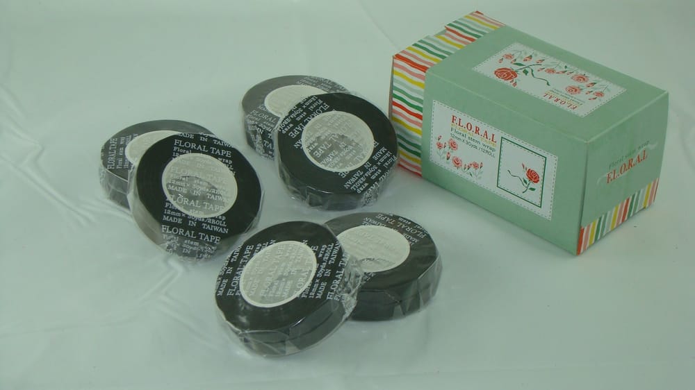 floraltape "FLORAL de caja". con 12 rollos ROLLO