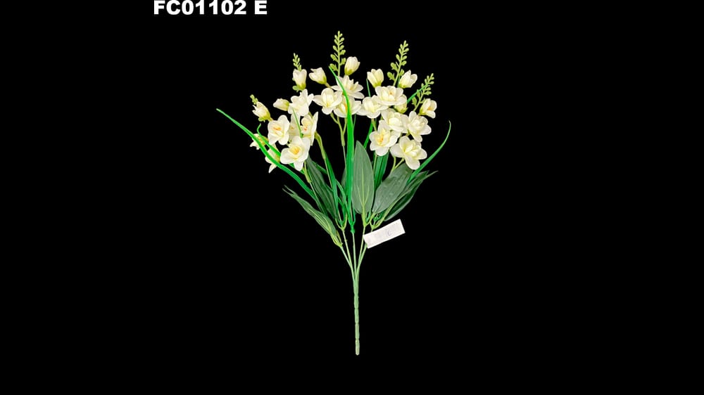 Ramo fresia satinada con 11 flores E