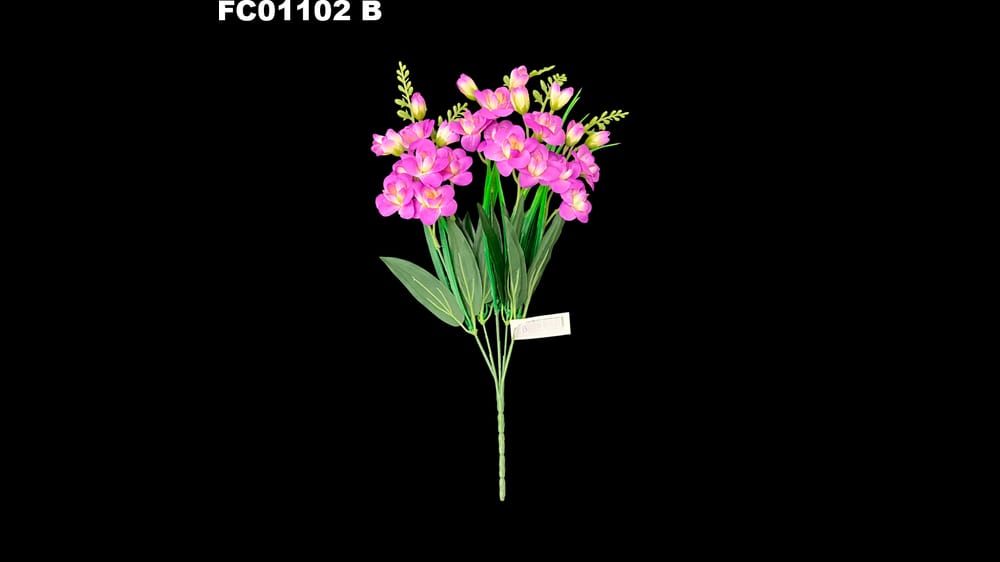 Ramo fresia satinada con 11 flores B