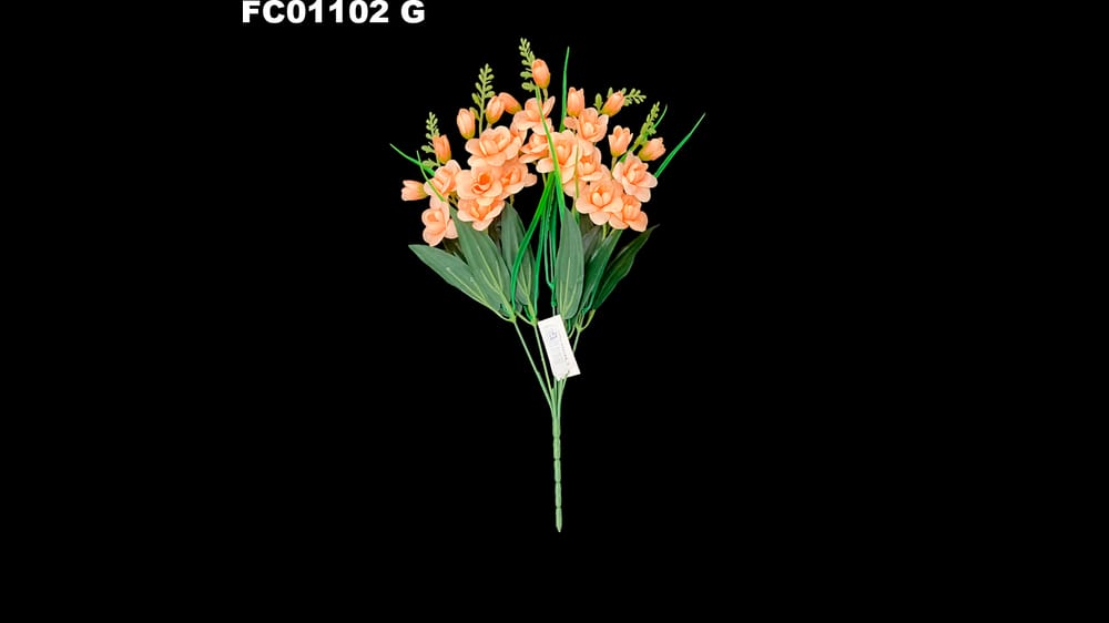 Ramo fresia satinada con 11 flores G