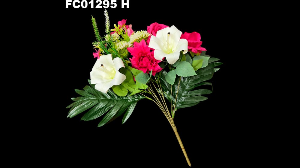 Ramo rosa peoni lily  H