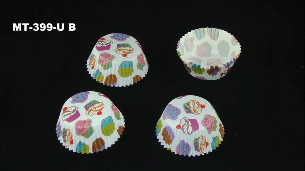 Vaso cupcake 3 cm de papel con 25 piezas aprox B