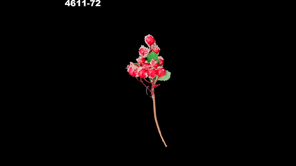 Pick de berries escarchados. Mide 15 cm 