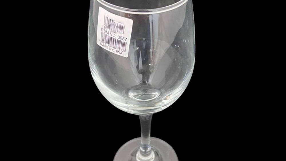 Copa de vino transparente . 20 cm de alto PIEZA 