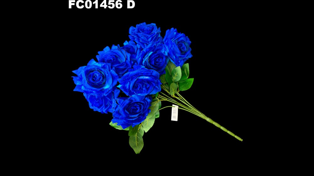 Ramo de rosa grande *9. Mide 50 cm. Flor de 11 cm D