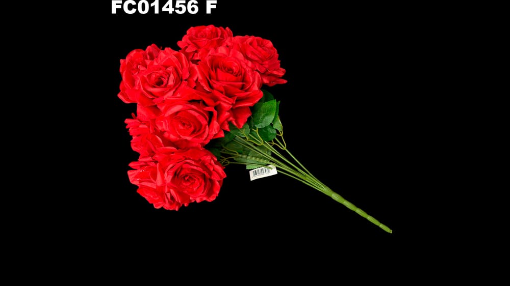 Ramo de rosa grande *9. Mide 50 cm. Flor de 11 cm F