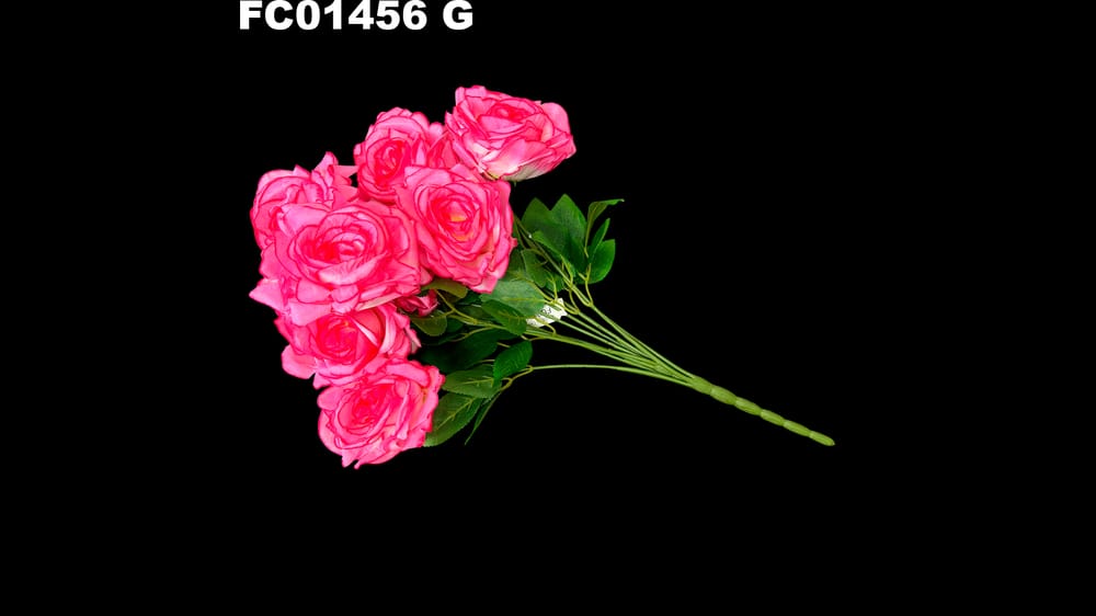 Ramo de rosa grande *9. Mide 50 cm. Flor de 11 cm G
