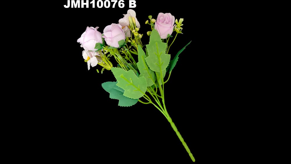 Ramito de botón con florecitas. Mide 28 cm B