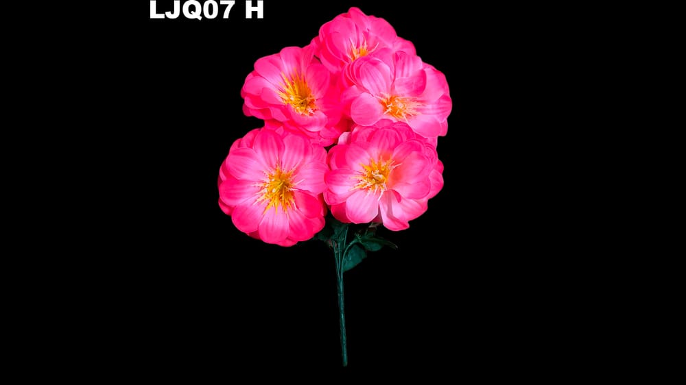 Ramito dhalia redonda *5. Flor de 13 cm H