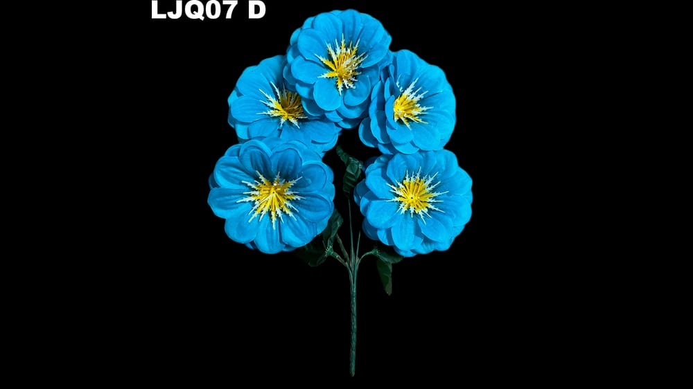Ramito dhalia redonda *5. Flor de 13 cm D