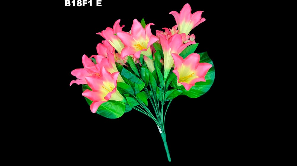 ramo azucena *18 y hojas grandes E