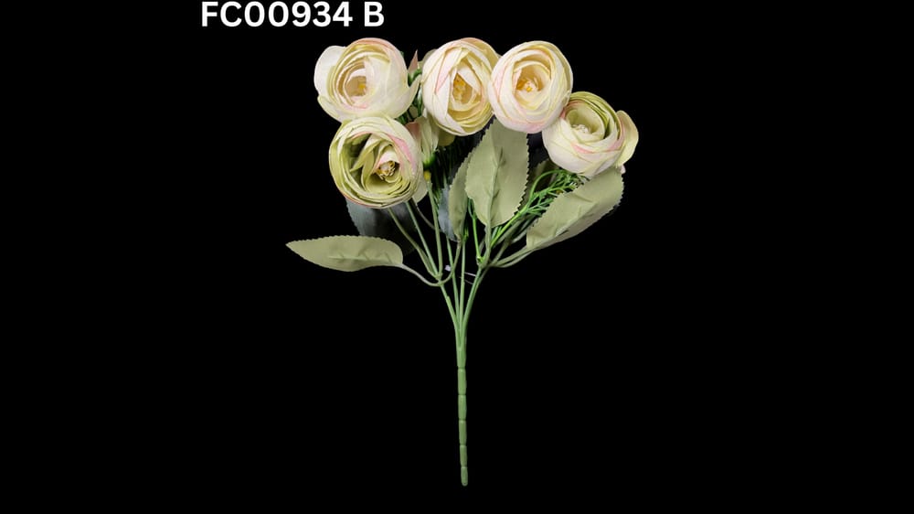 Ramito ranunculus y lily vintage B