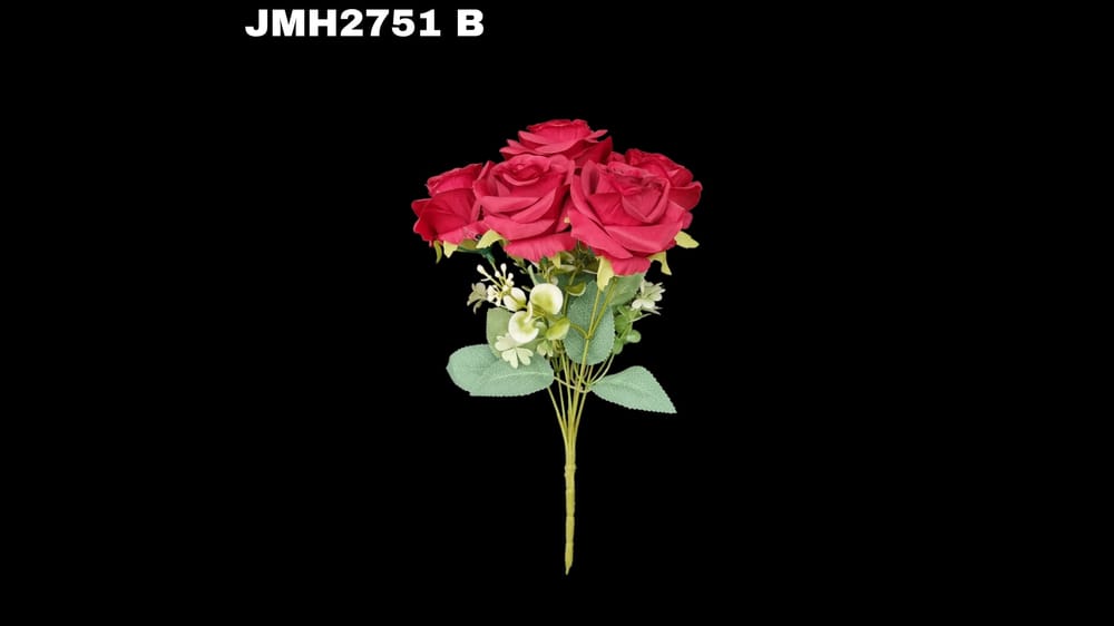 Ramo vintage de rosas *7. Mide 40 cm