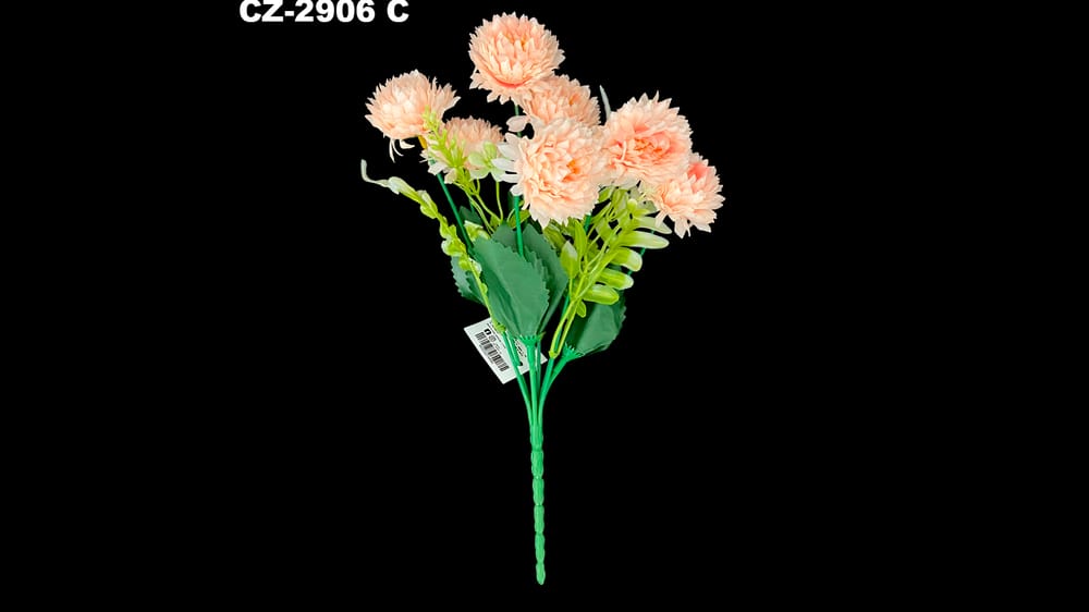 Ramito de crisantemo * 7. Mide 30 cm. Flor de 4.5 cm