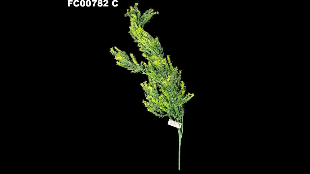 Follaje colgante de plastico 