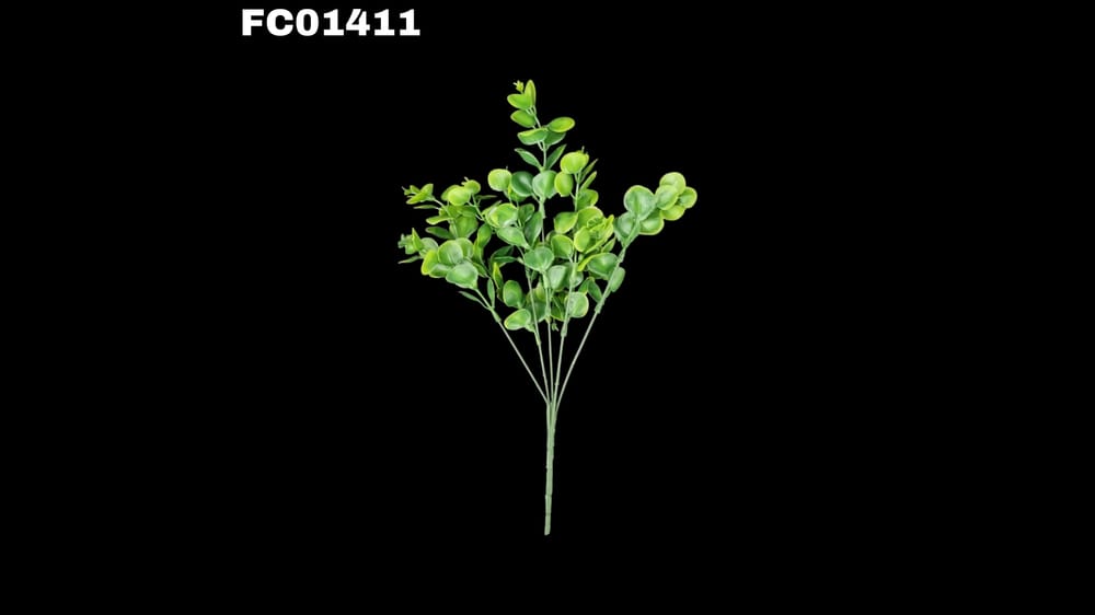 Follaje de plástico eucalipto *5. Mide 32 c