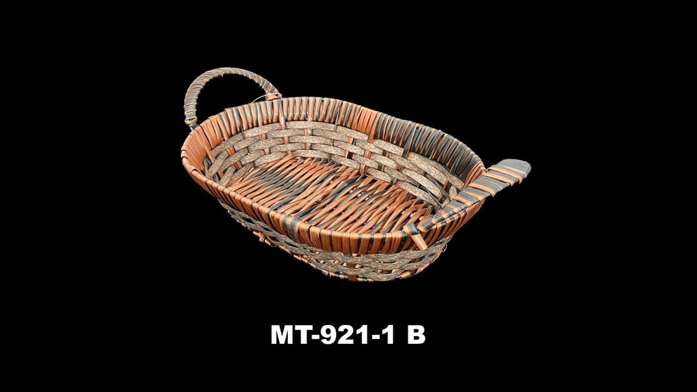 Canasta ovalada plástico 30 cm