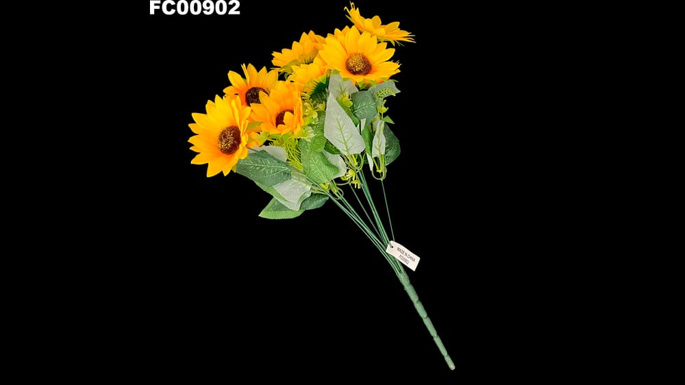 Ramo de girasol mediano  con 12 flores